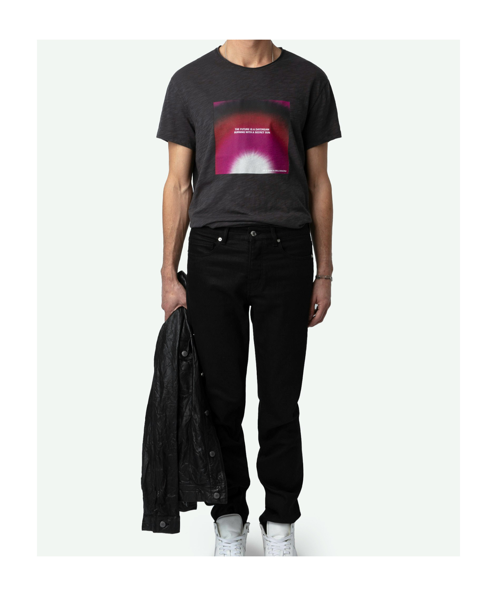 Zadig & Voltaire Toby Flamme Photoprint Tee