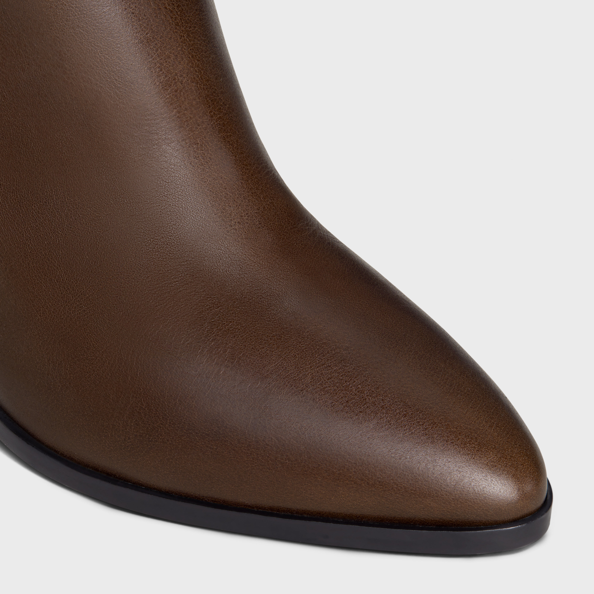Celine Triomphe Wiltern Boots In Brown