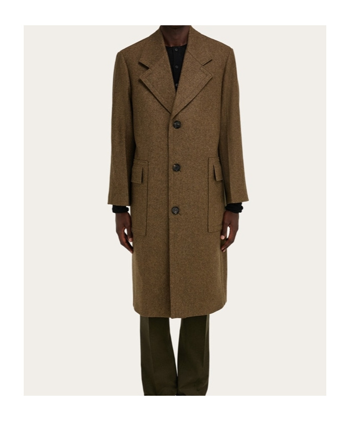 FERRAGAMO SINGLE-BREASTED COAT 