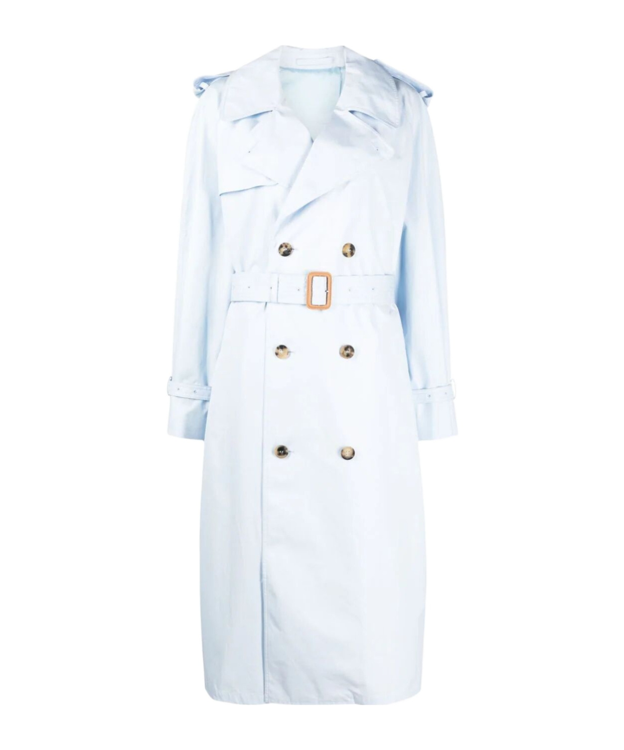 WARDROBE.NYC DOUBLE-BREASTED COTTON TRENCH COAT