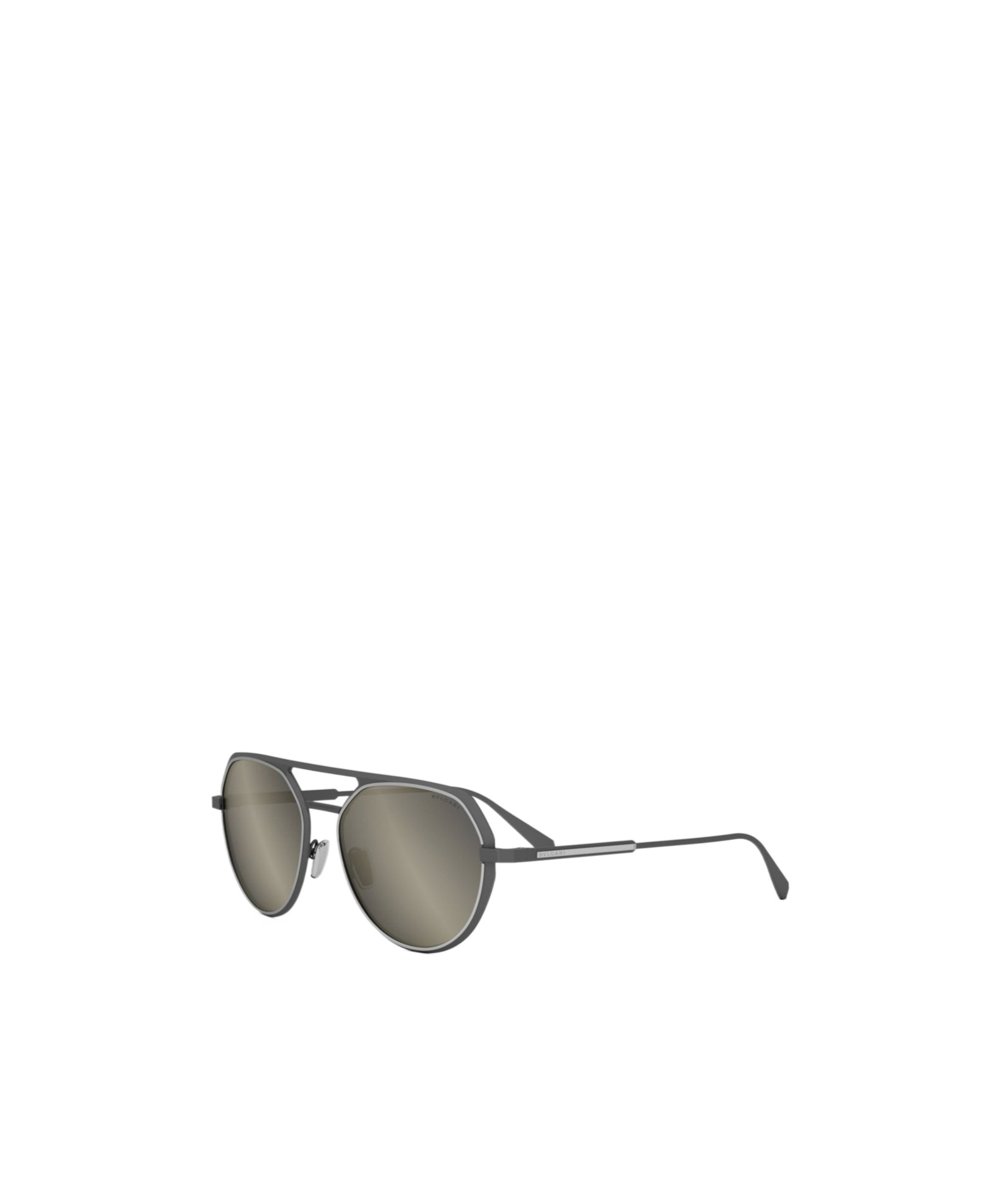Bvlgari Bulgari Octo Finissimo Aviator Sunglasses In Gray
