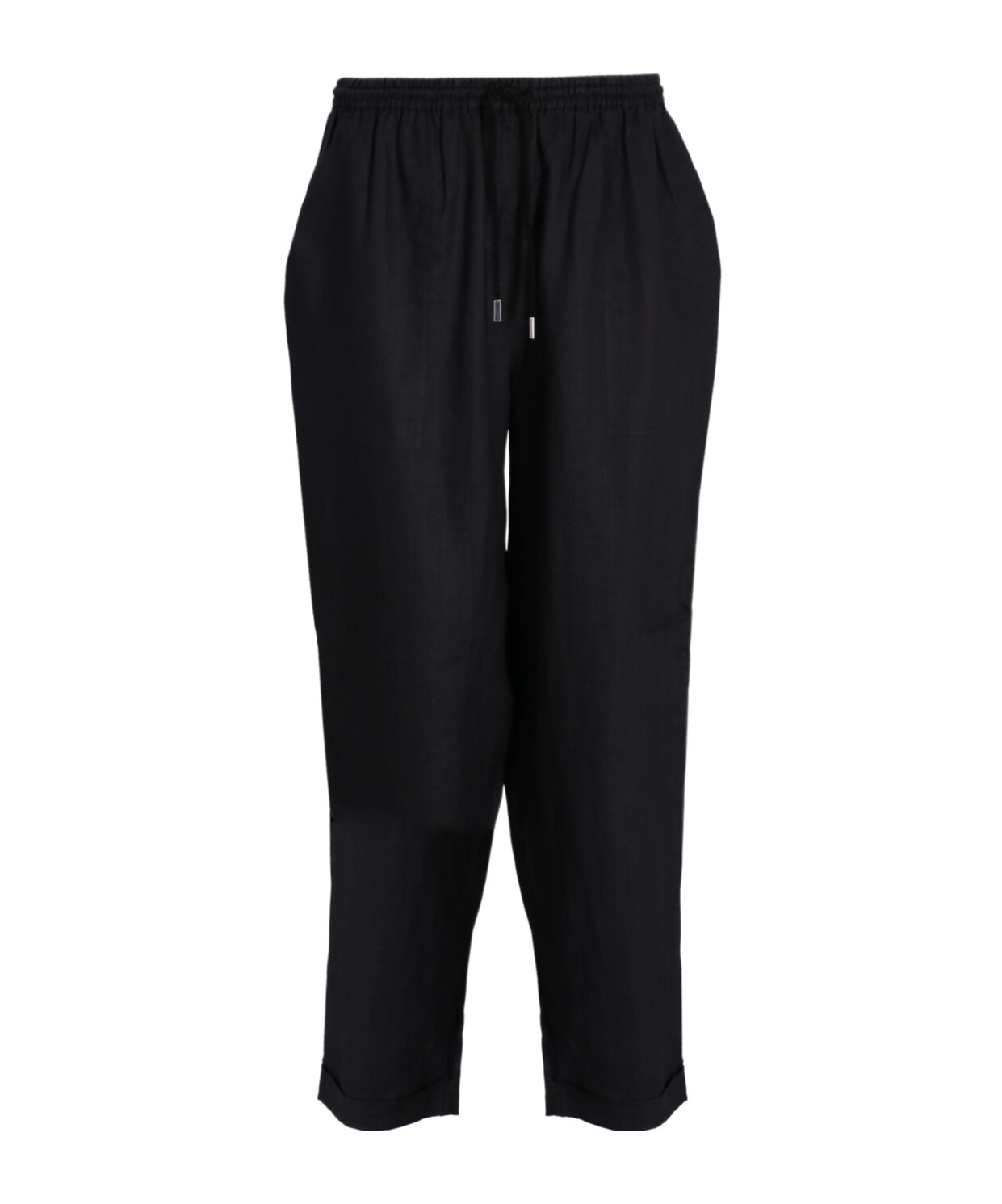 Hugo Boss Elastic Waist Casual Pants In Black