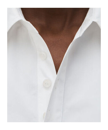 ALEXANDER WANG POINTED HEM BLOUSE 