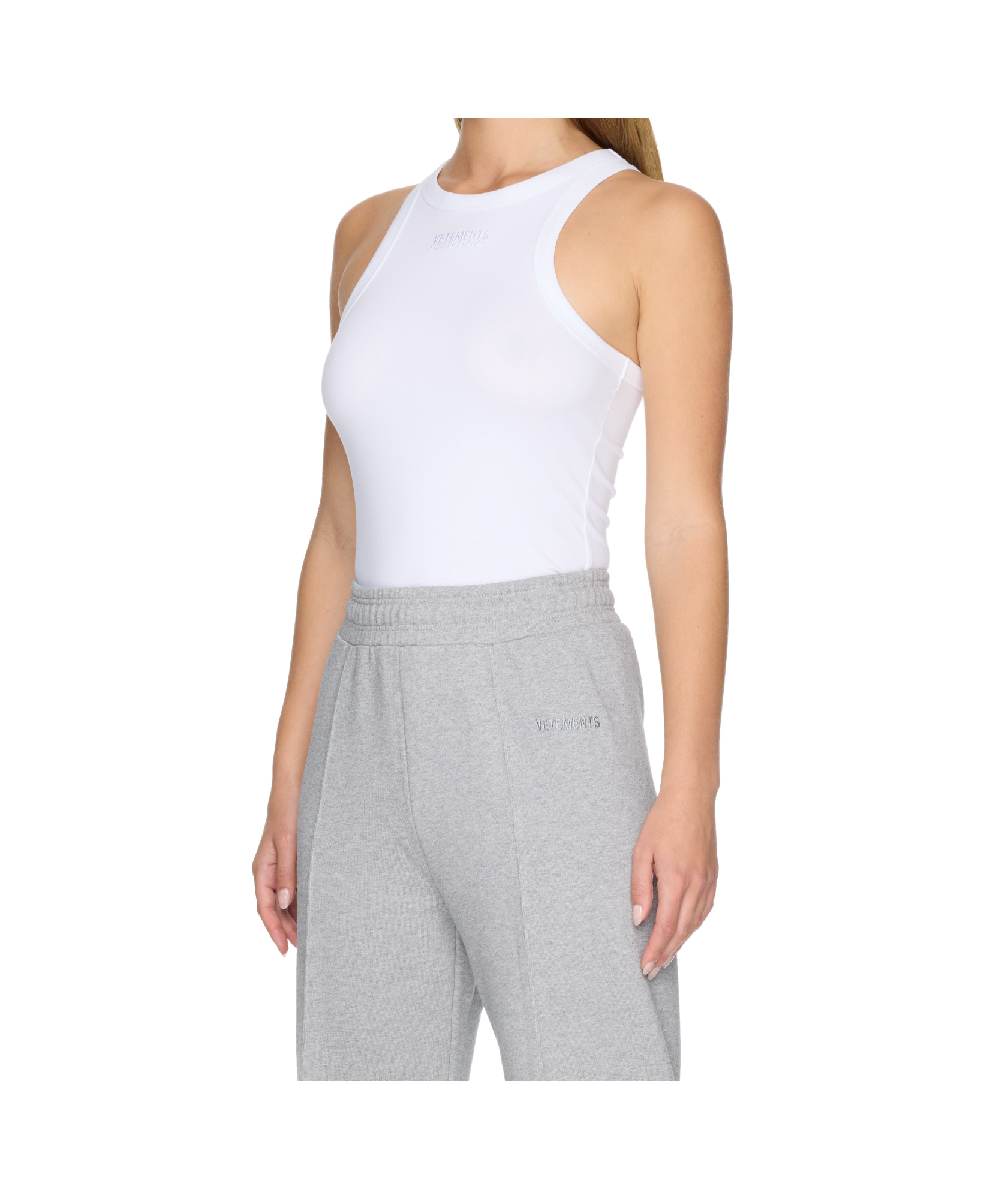 Vetements Round-neck Vest In White