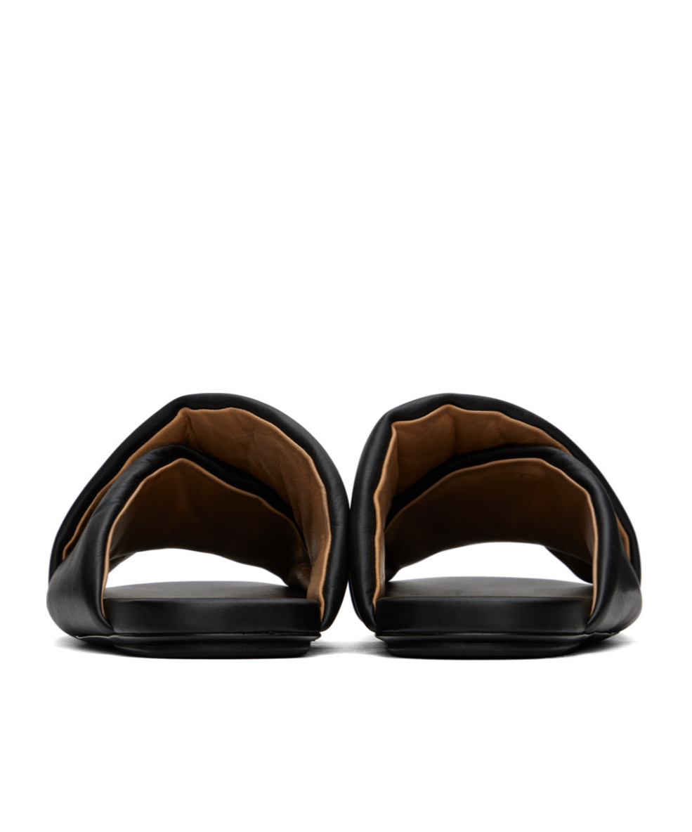 Shop Marsèll Spanciata Flat-bottomed Sandals In Black