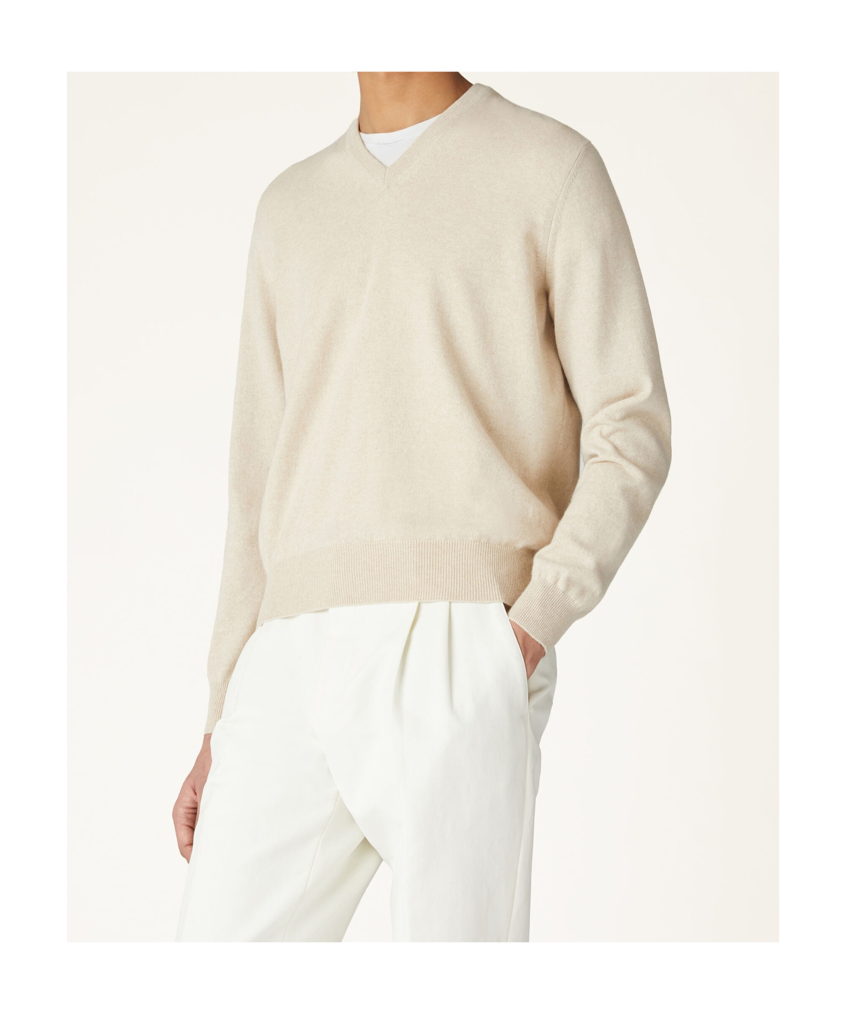 Shop Loro Piana Cashmere Long-sleeved Sweater