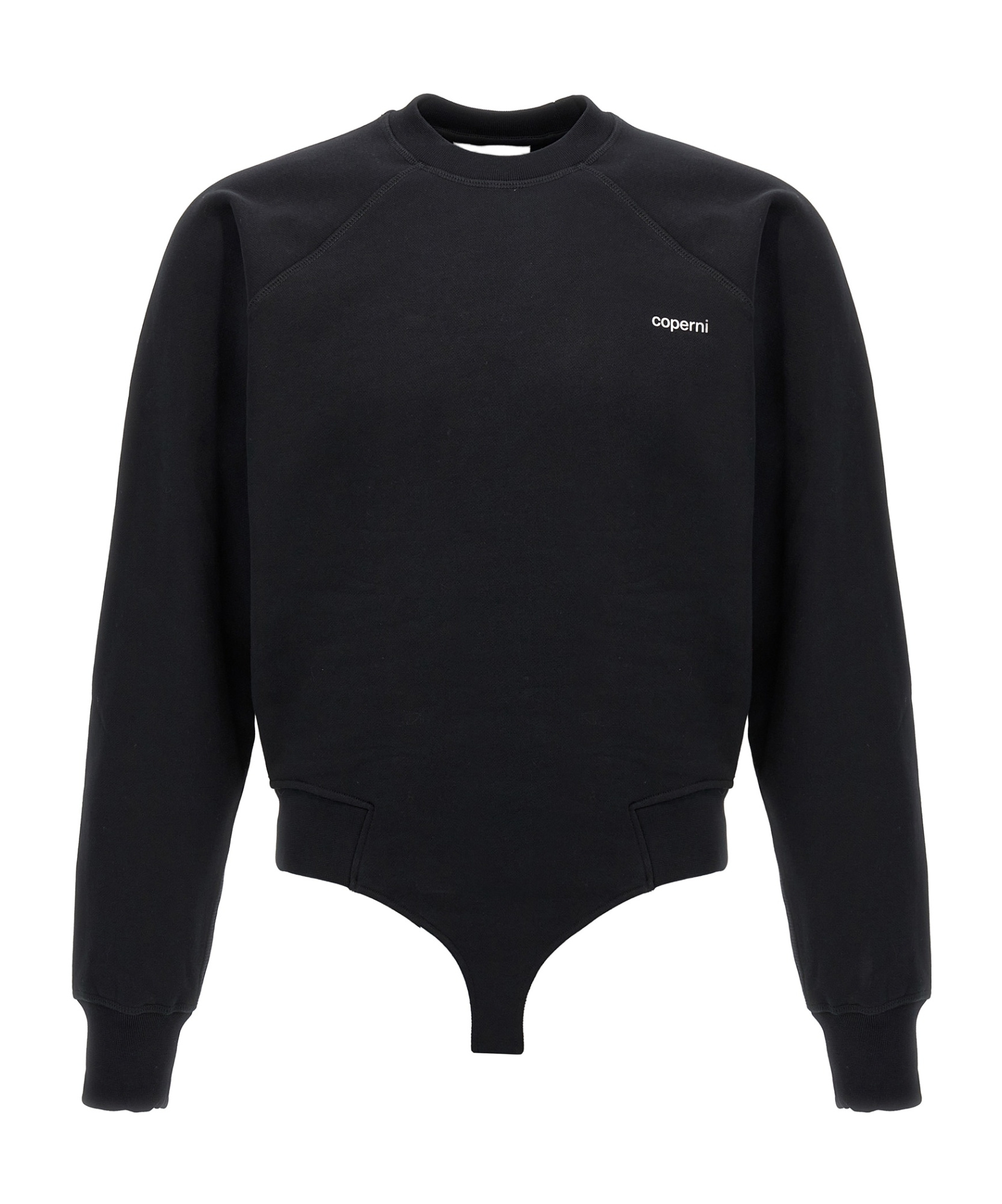 Shop Coperni Long-sleeved Jumpsuit In Black