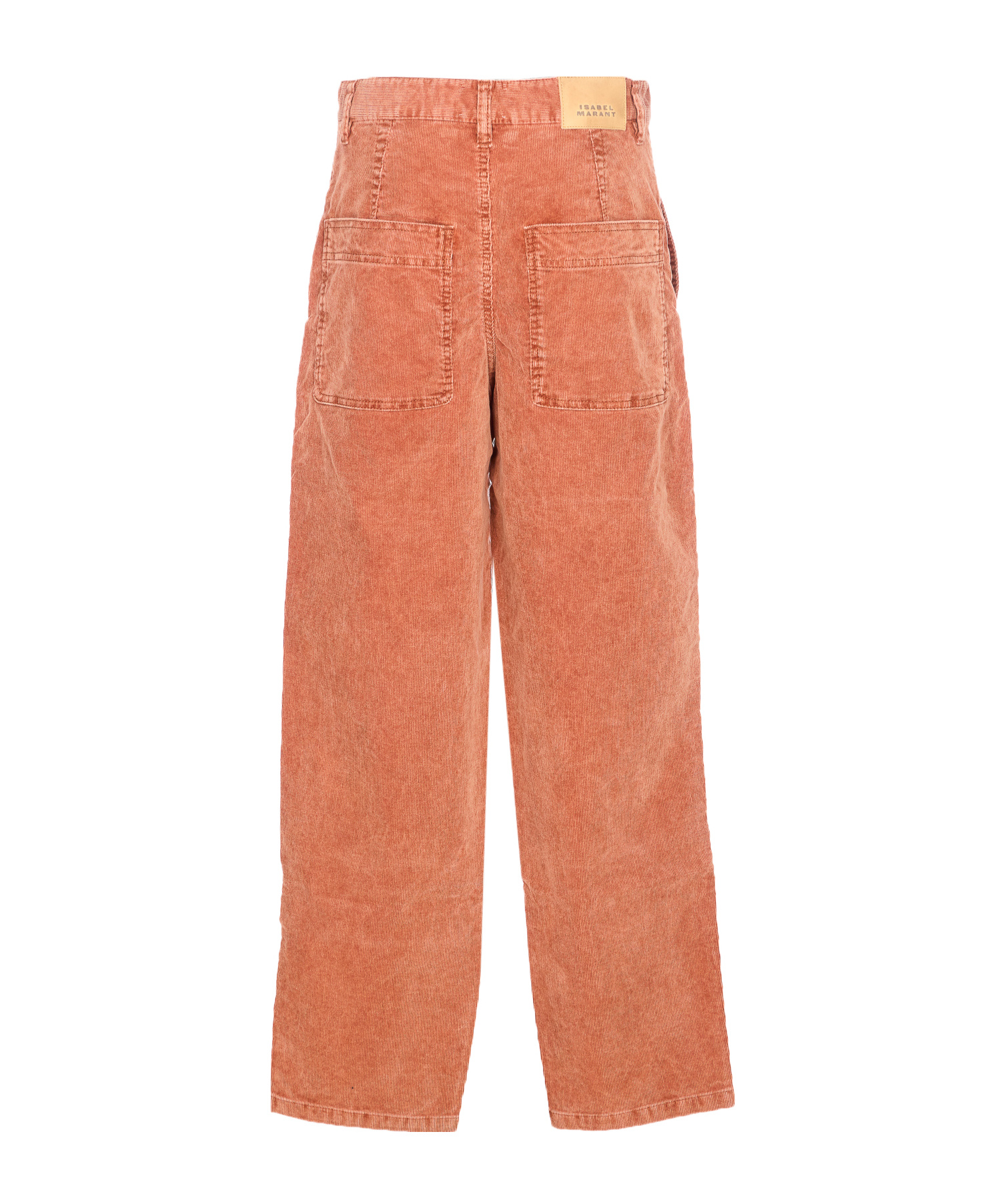 Isabel Marant Étoile Onyta Patch-pocket Corduroy Trousers In Red