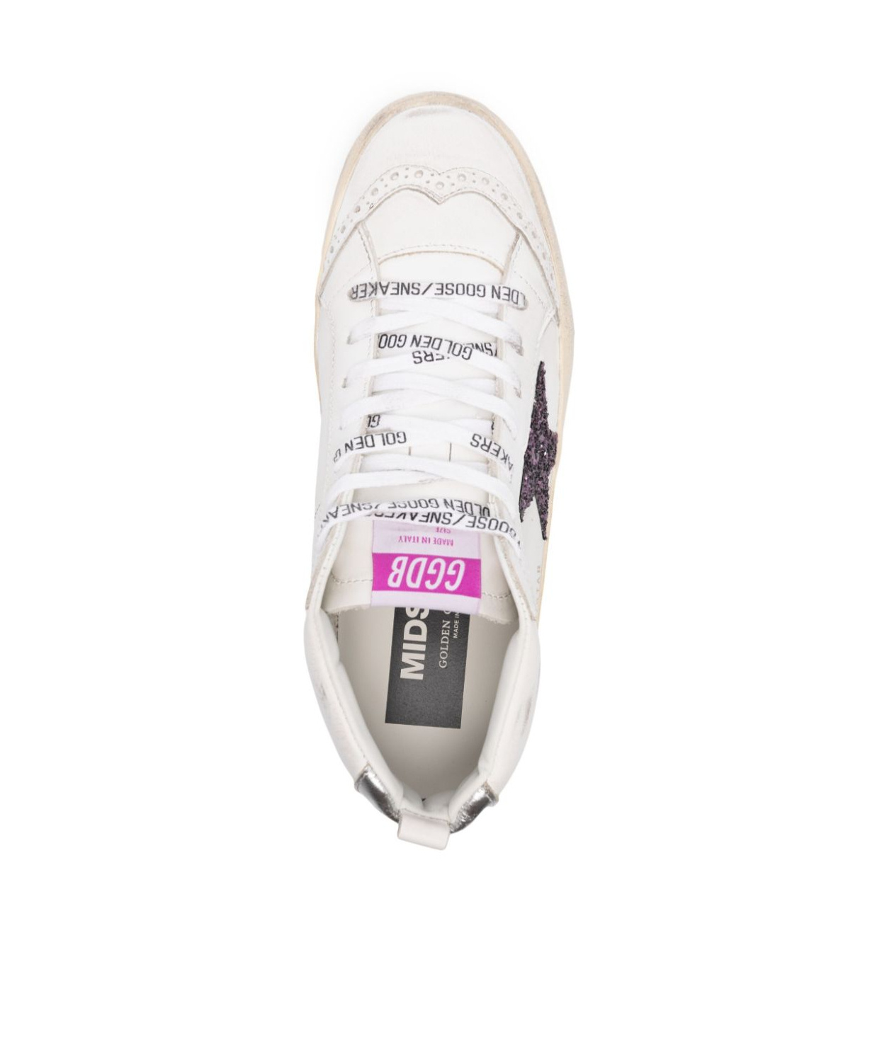 Golden Goose Women's Midstar Leather Upper And Tongue G Sneaker In White