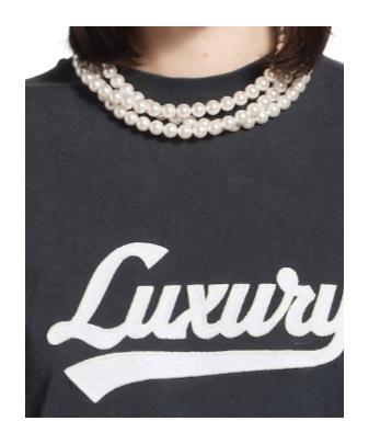 Balenciaga Women's Pearl 3-row Choker In Shiny Silver/white In White