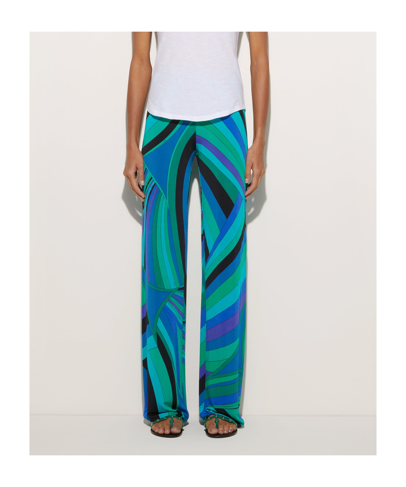 EMILIO PUCCI IRIDE-PRINT TROUSERS
