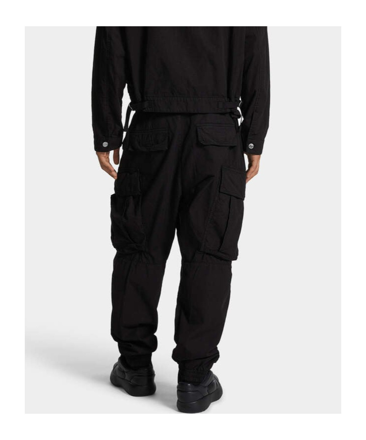 Dsquared2 Cotton Straight-leg Trousers In Black