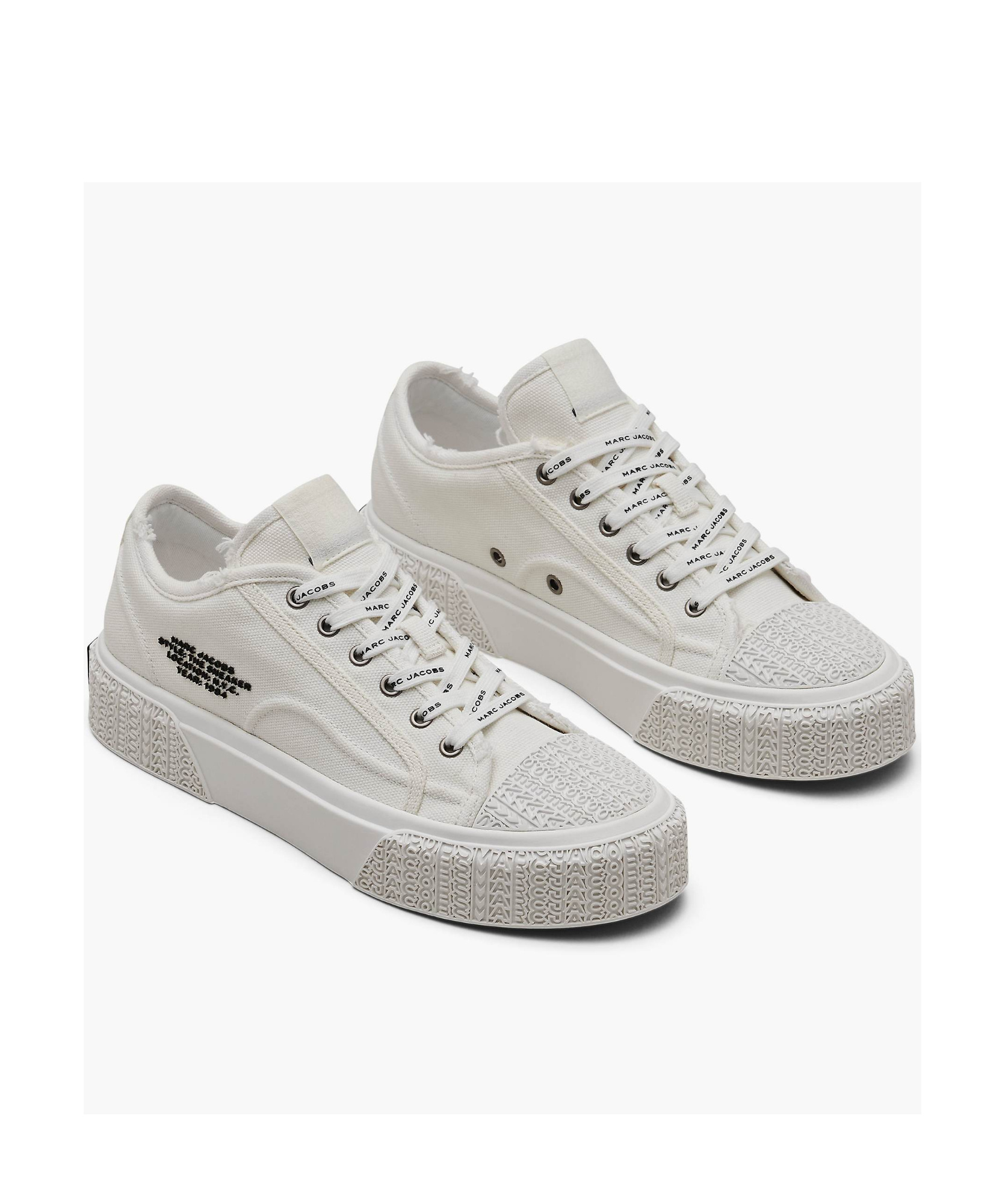 Shop Marc Jacobs Round-head Sneakers In Gray
