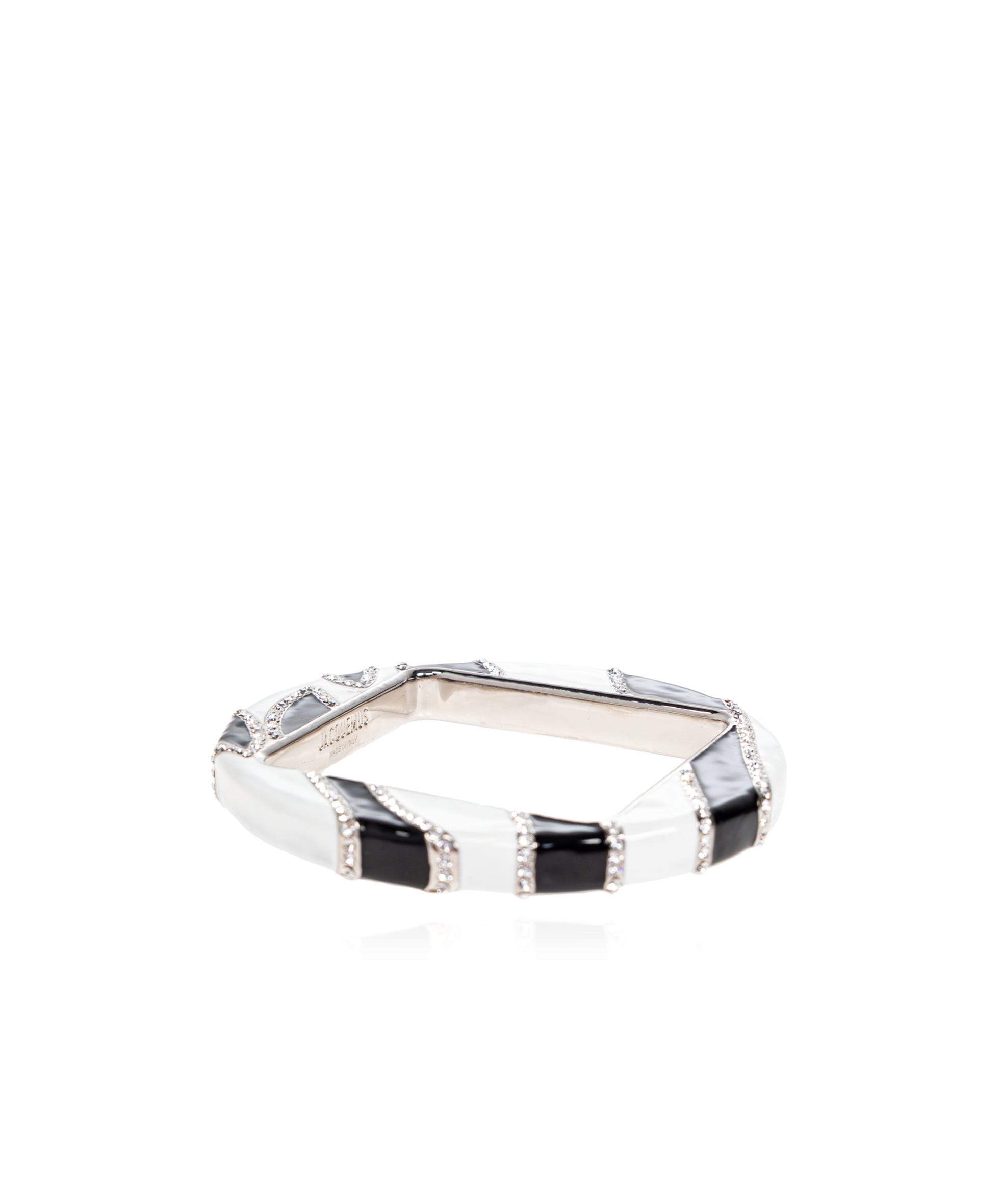 Jacquemus Blanco Brazalete Geométrico In White