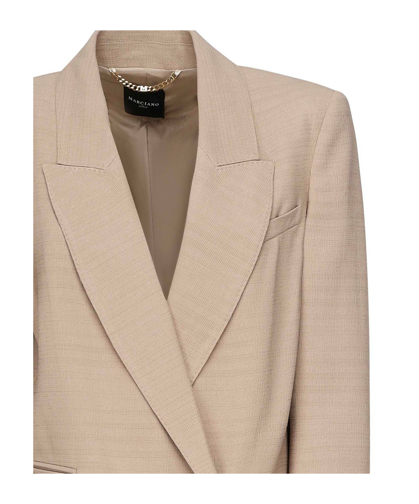 Guess By Marciano Single-breasted Jacket In Brown