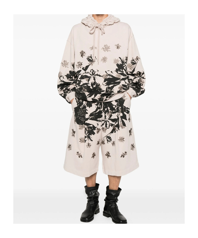 Dries Van Noten Long Sleeve Sweatshirt In Multi