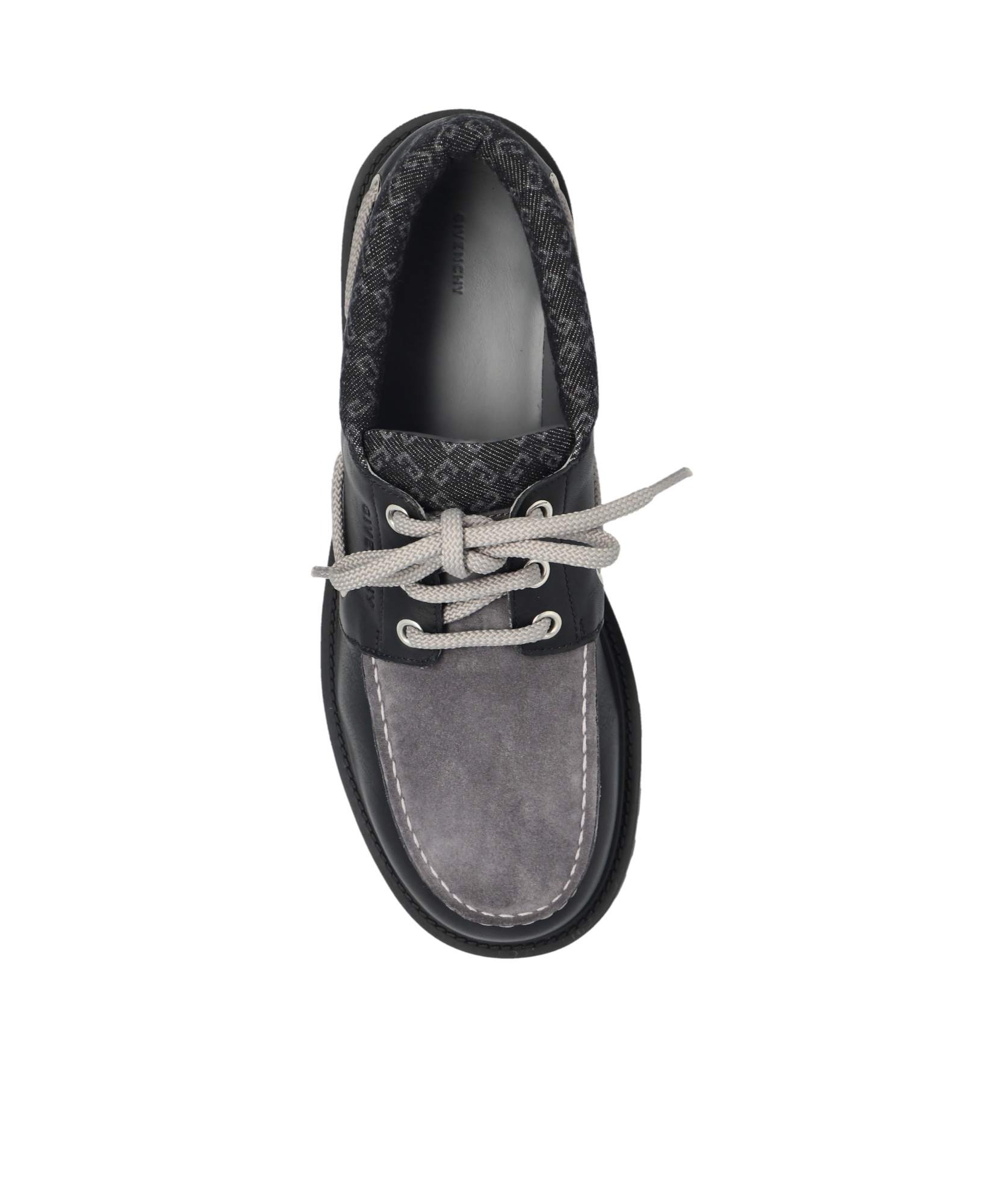 Givenchy Leather Platform Loafers In Black