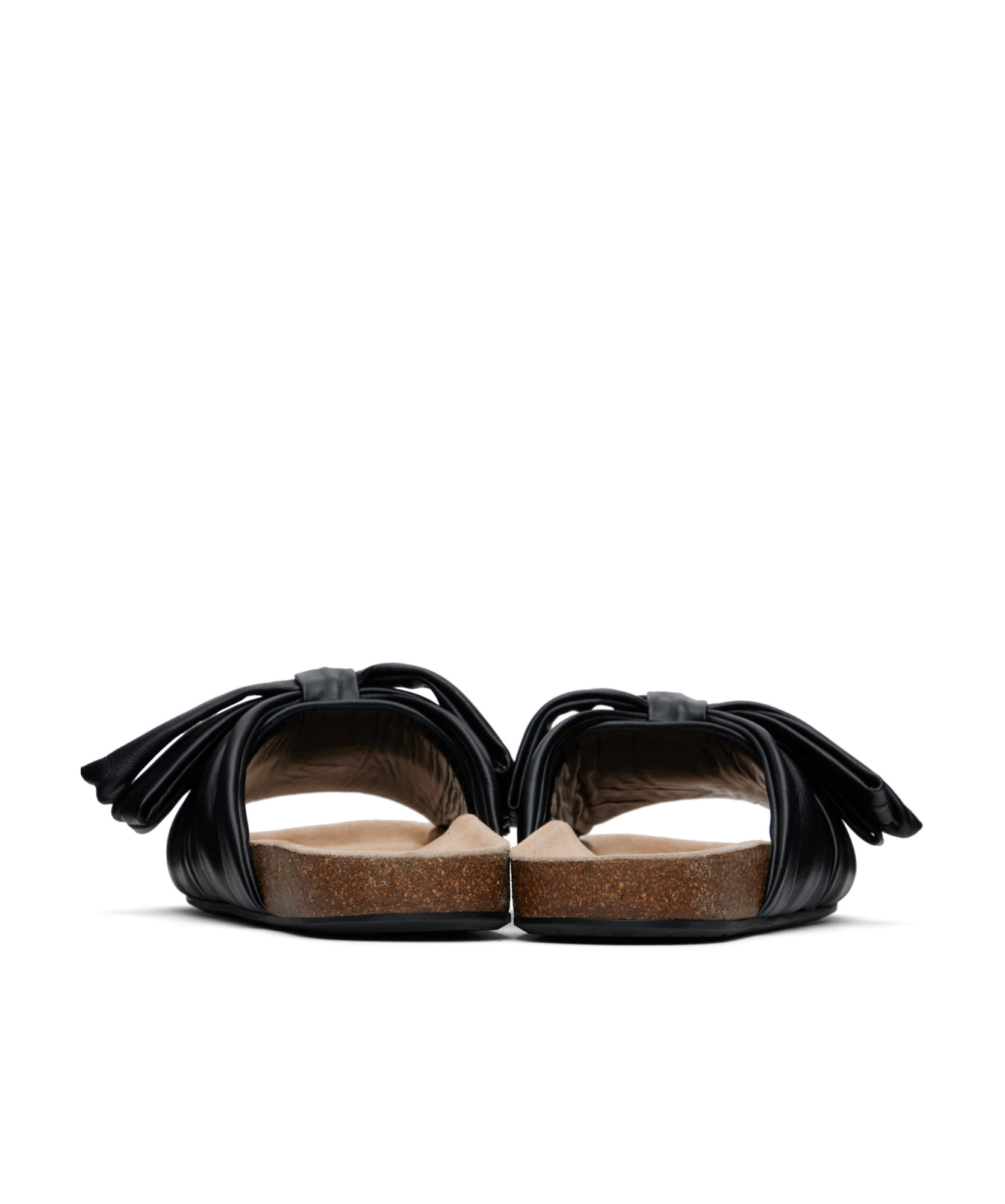 Jw Anderson Open-toe Slippers In Black