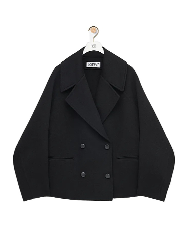 LOEWE LOEWE DOUBLE-BREASTED COAT