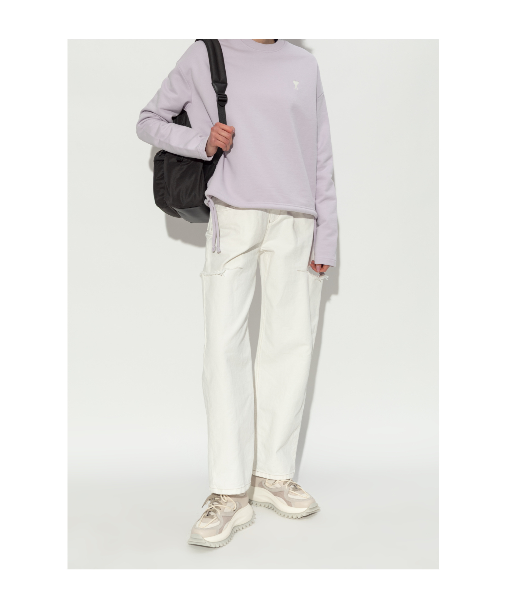 Shop Vic Matie Running Trek Sneakers In White