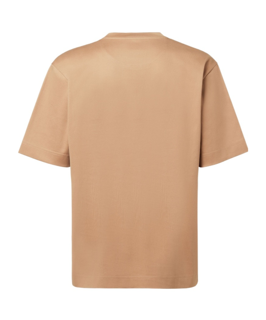 Fendi Zip-pocket T-shirt In Brown