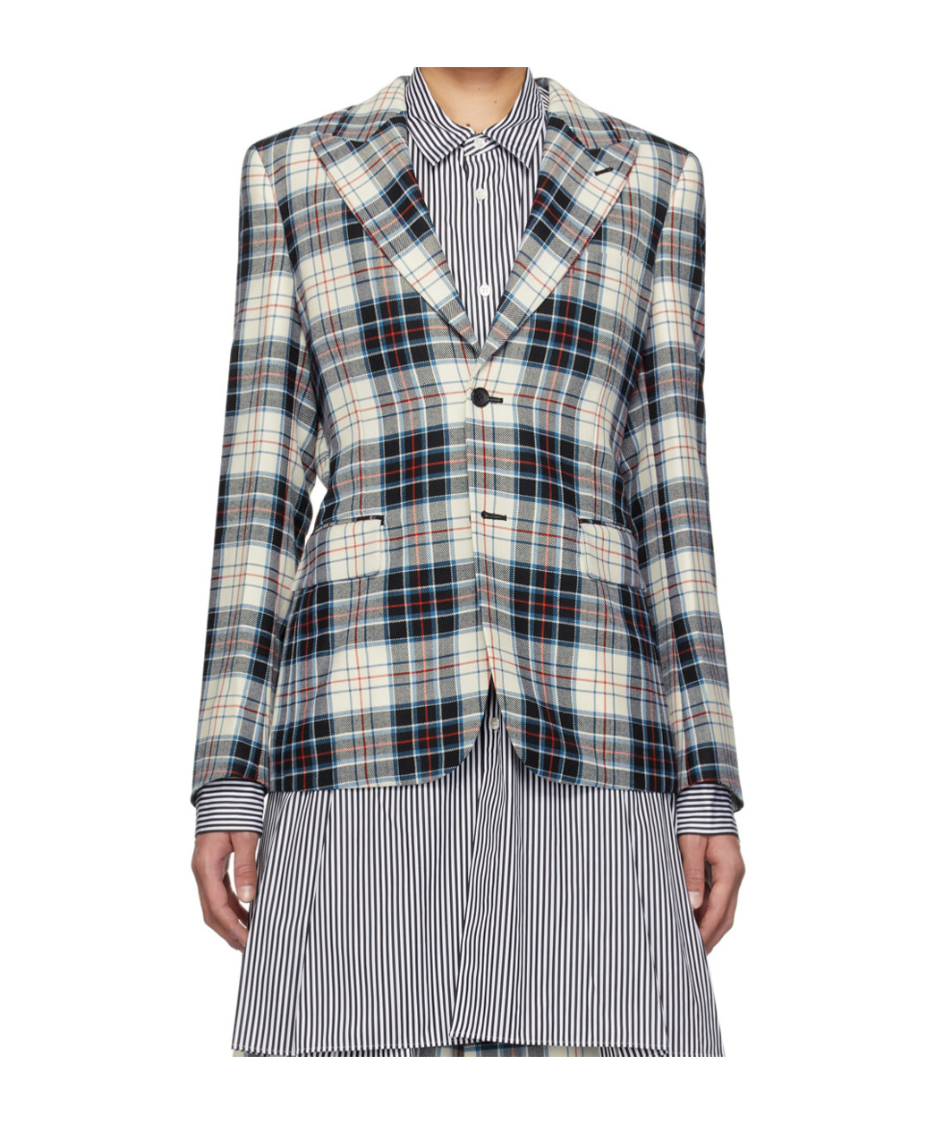 Comme Des Garçons Lapel Long-sleeved Suit Jacket