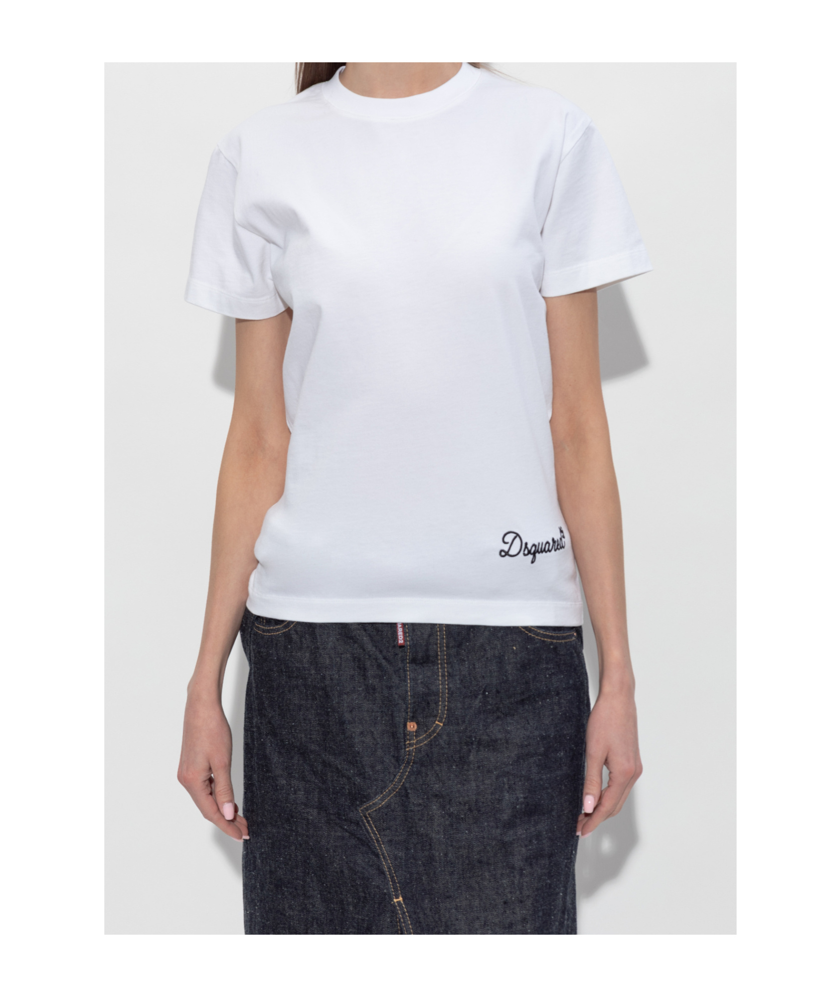 Dsquared2 Short Sleeve T-shirt In White