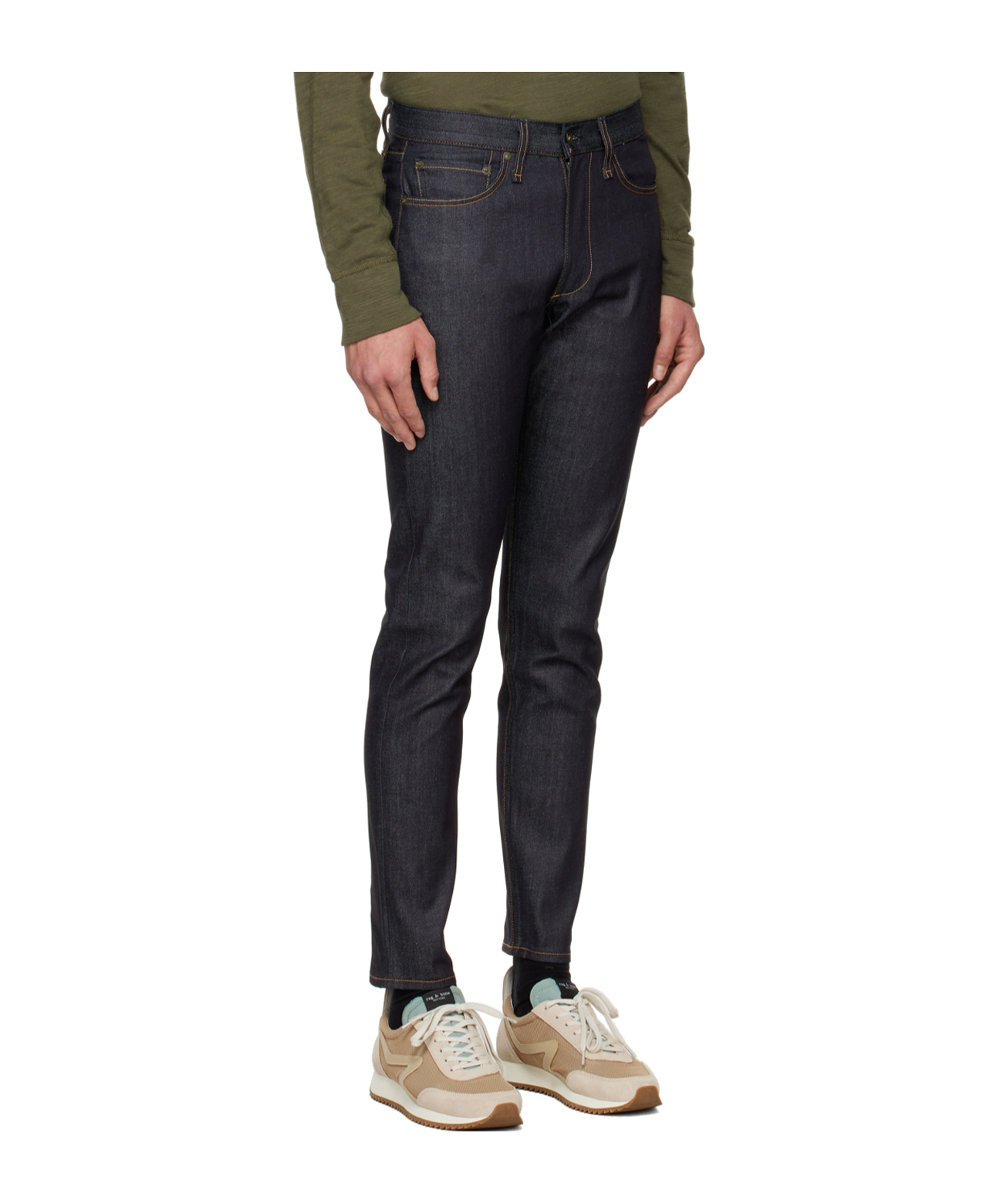 Rag & Bone Fit 2 Belt-loop Jeans In Black