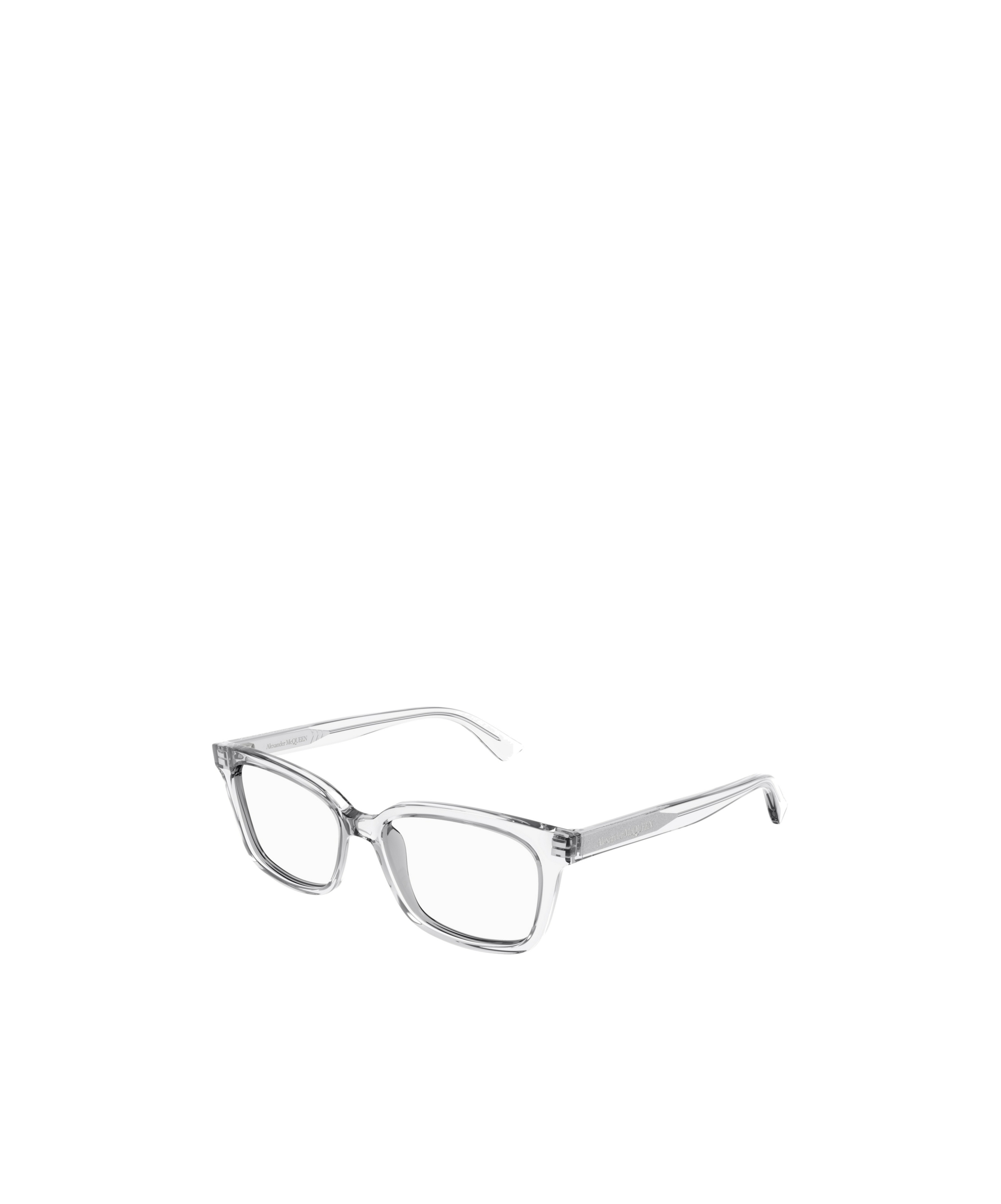 Alexander Mcqueen Rectangle-frame Glasses In White