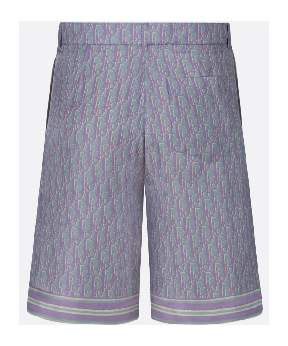 Dior Oblique Bermuda Shorts In Gray