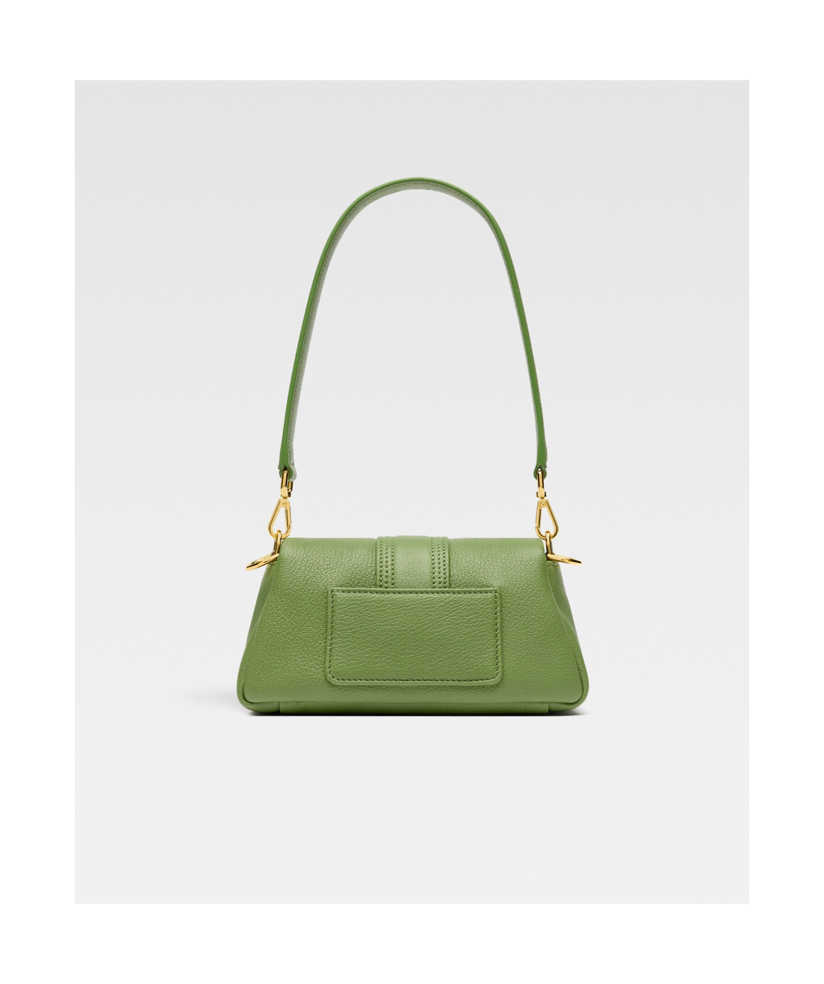 Jacquemus Mini Puffed Flap Bag In Green