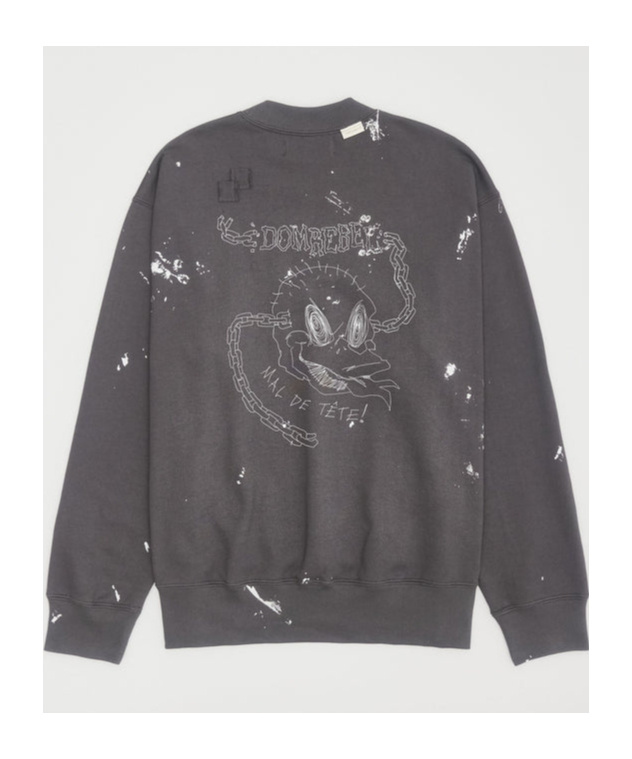 Domrebel Round-neck Sweater In Black