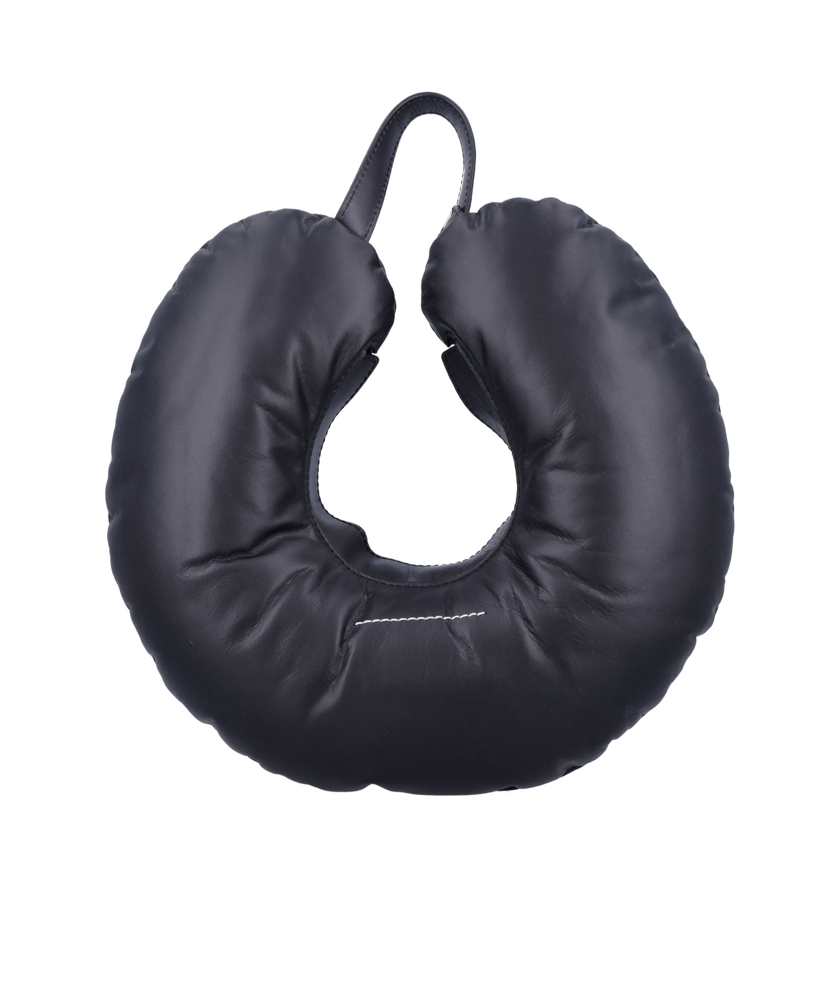 Mm6 Maison Margiela Travel Pillow Bag In Black