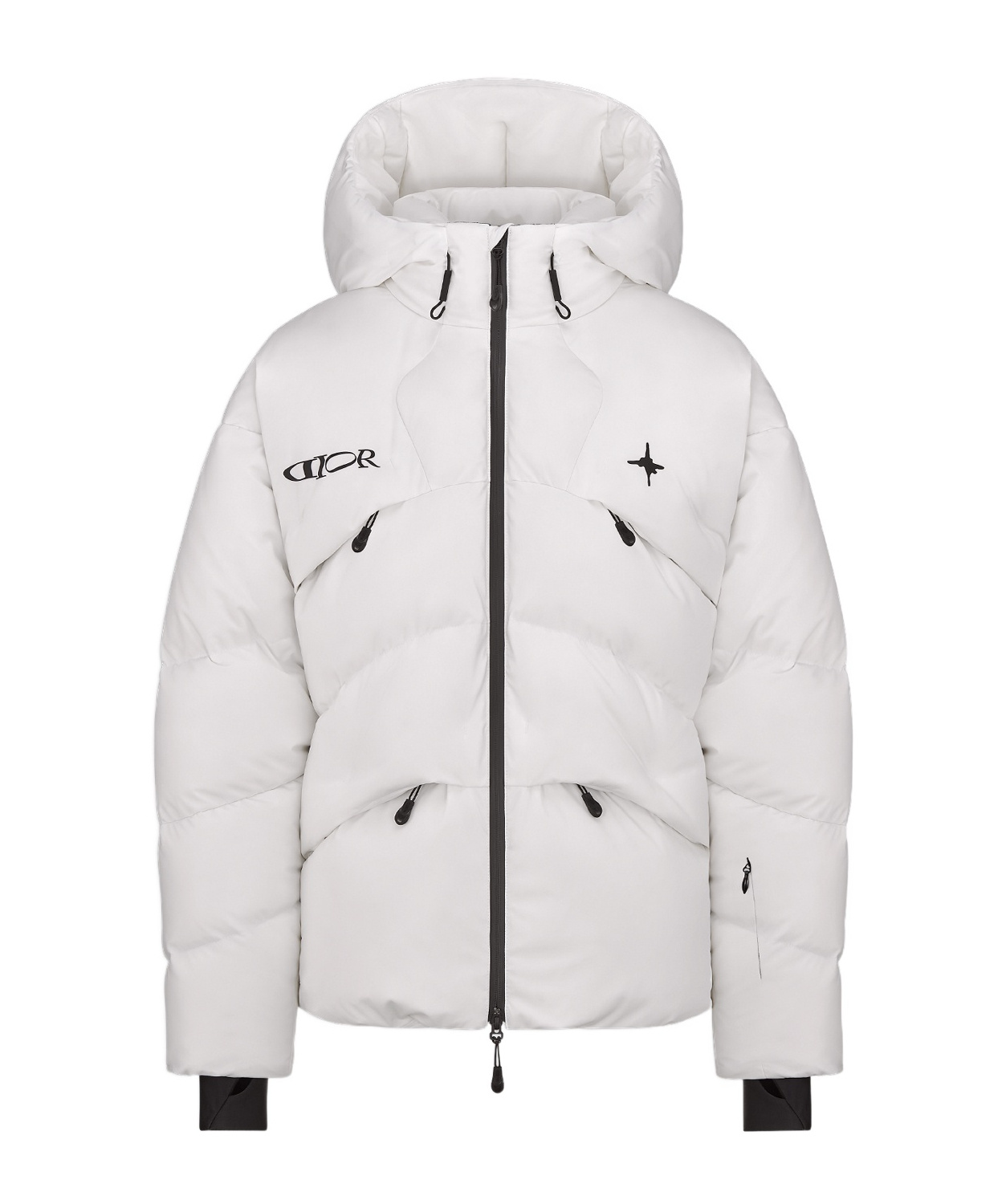 Dior Long-sleeved Ski Jacket In White