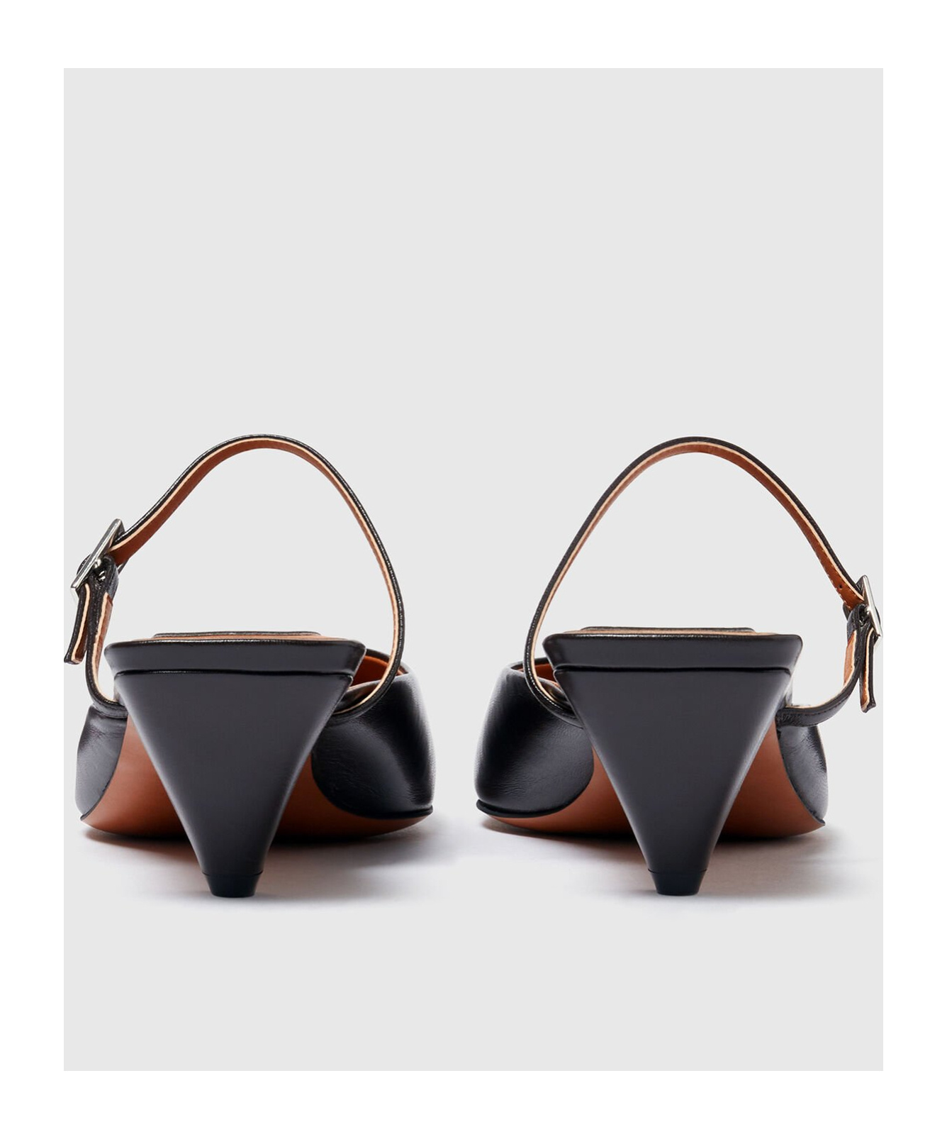 Stella Mccartney Stella Spur Kitten Heeled Sandals In Black