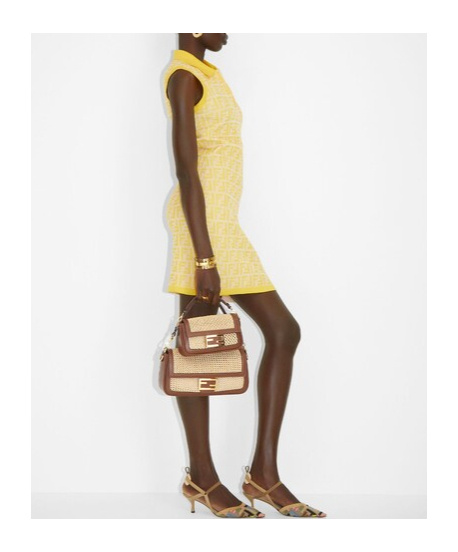 Fendi Colibri Ff Pointed Slingback Kitten Pumps In Nude