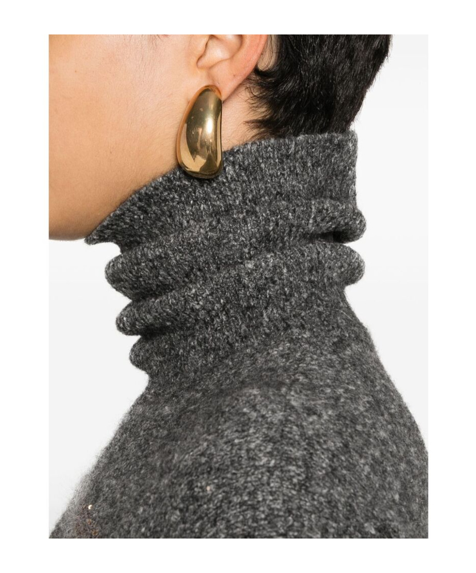 Brunello Cucinelli Sequin-embellished Knitted Jumper In Black