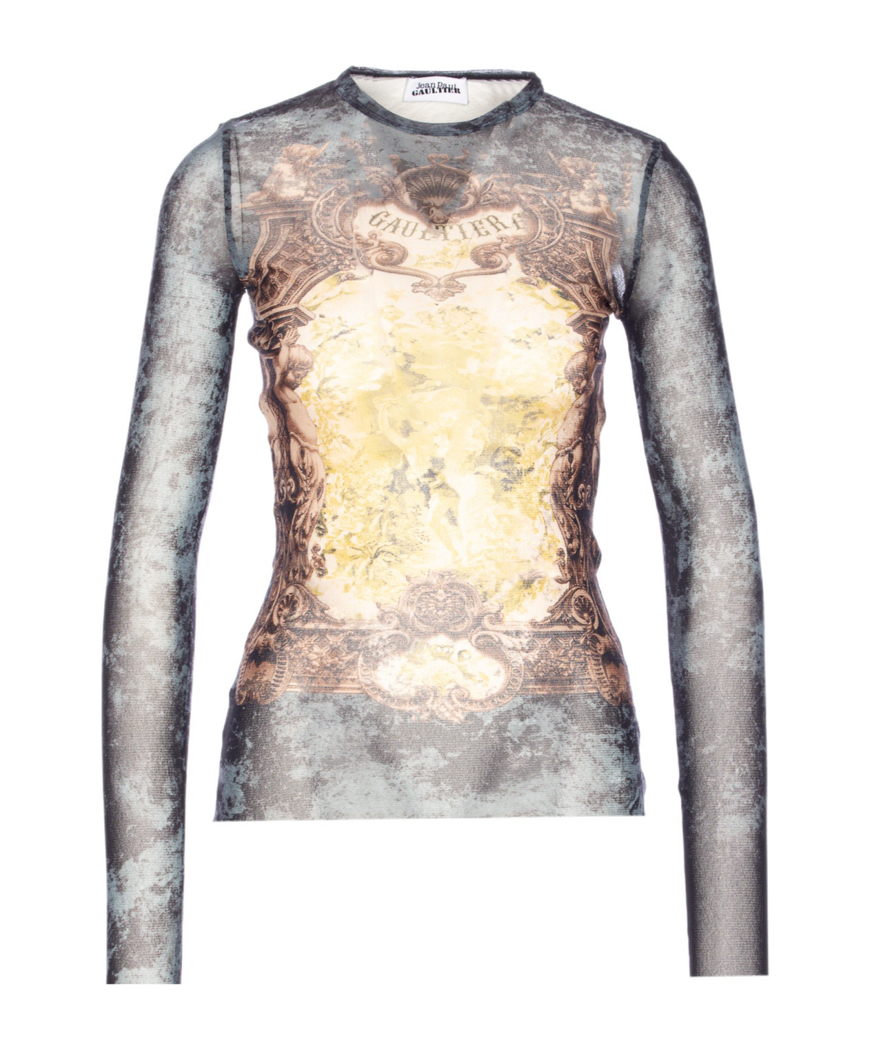 Jean Paul Gaultier Printed T-shirt In Gray