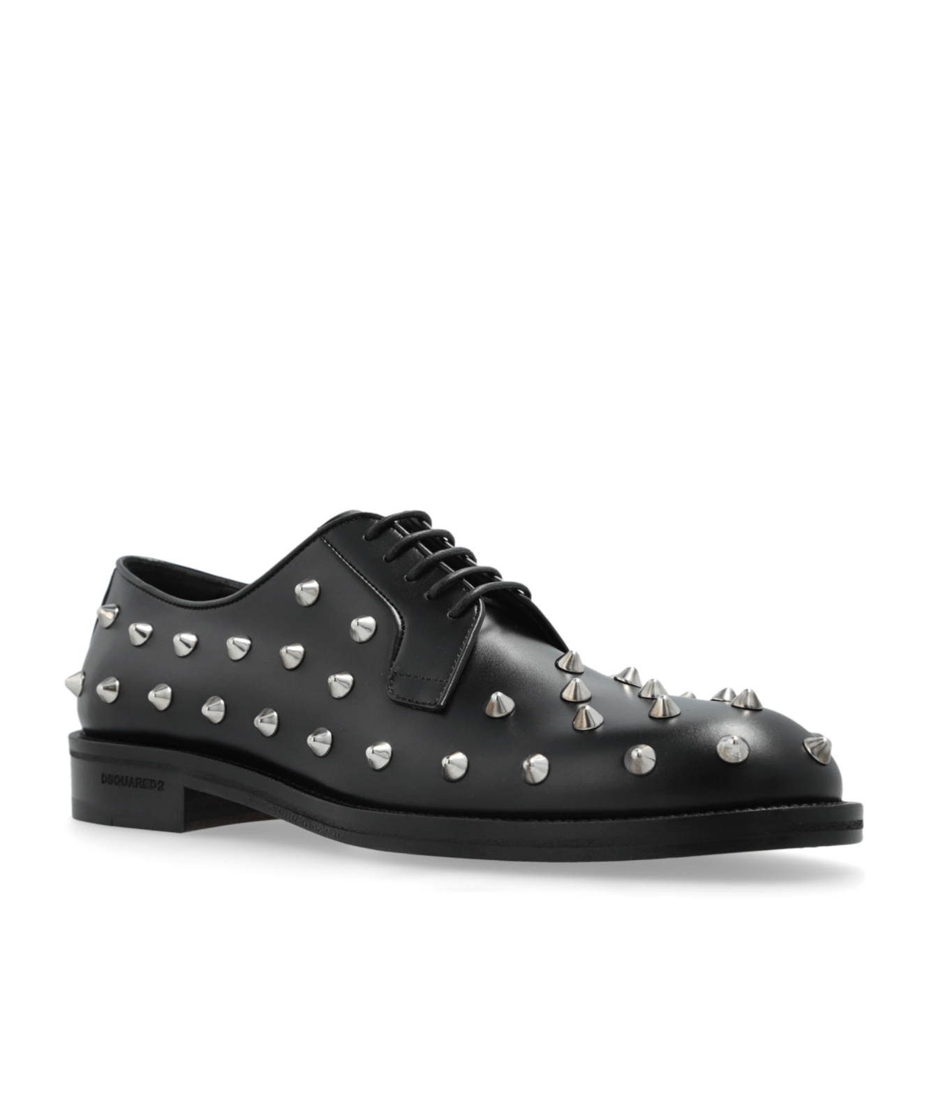 Dsquared2 Allover Studs Brogues In Black