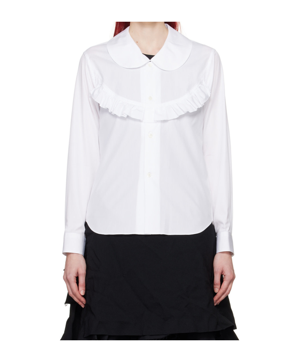 COMME DES GARÇONS LAPEL LONG SLEEVE SHIRT 
