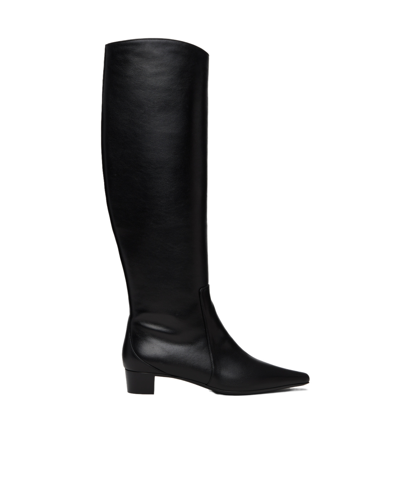 By Far Pascal Nappa Leather High Boots In Black