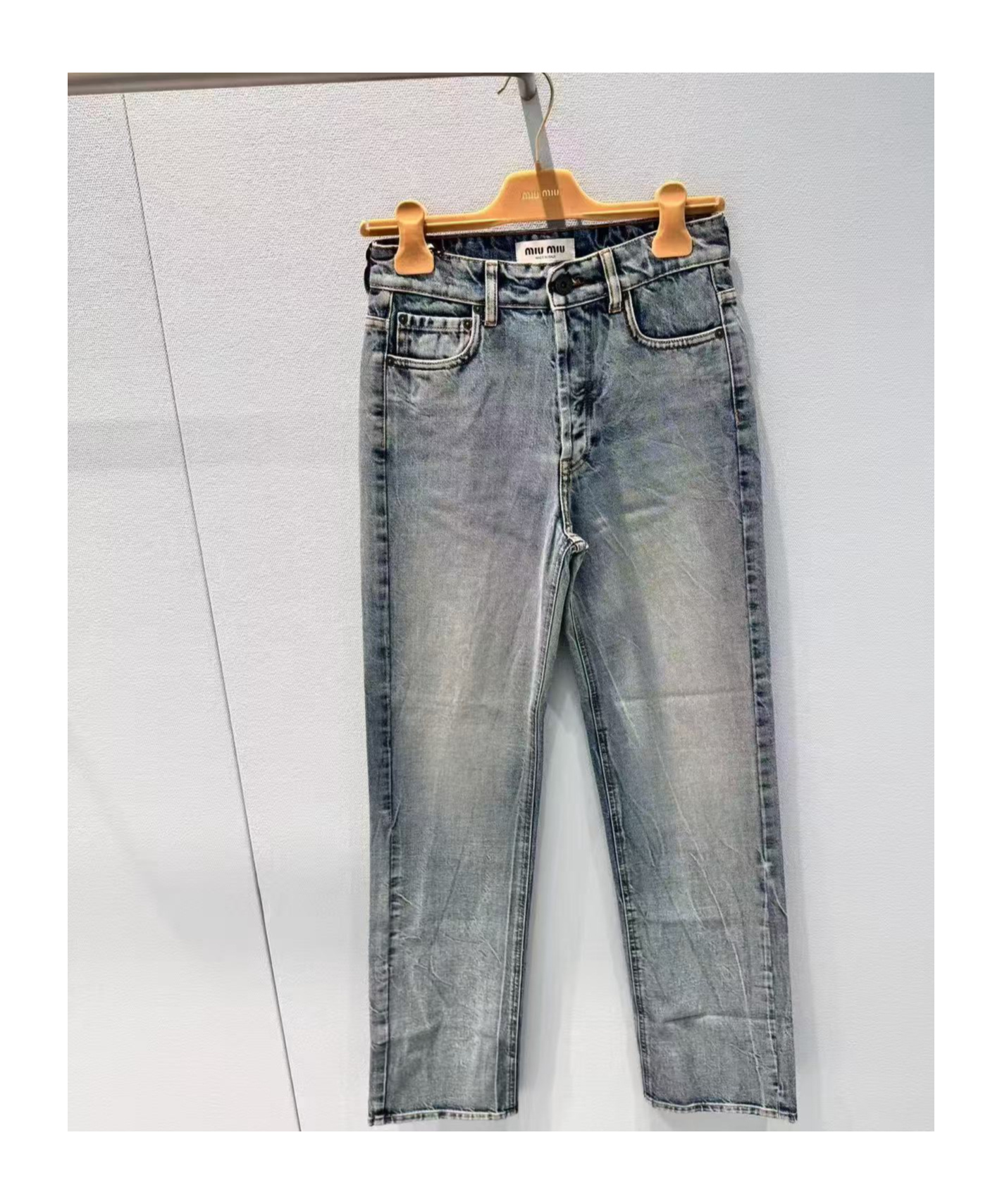 Miu Miu Denim Jeans In Blue