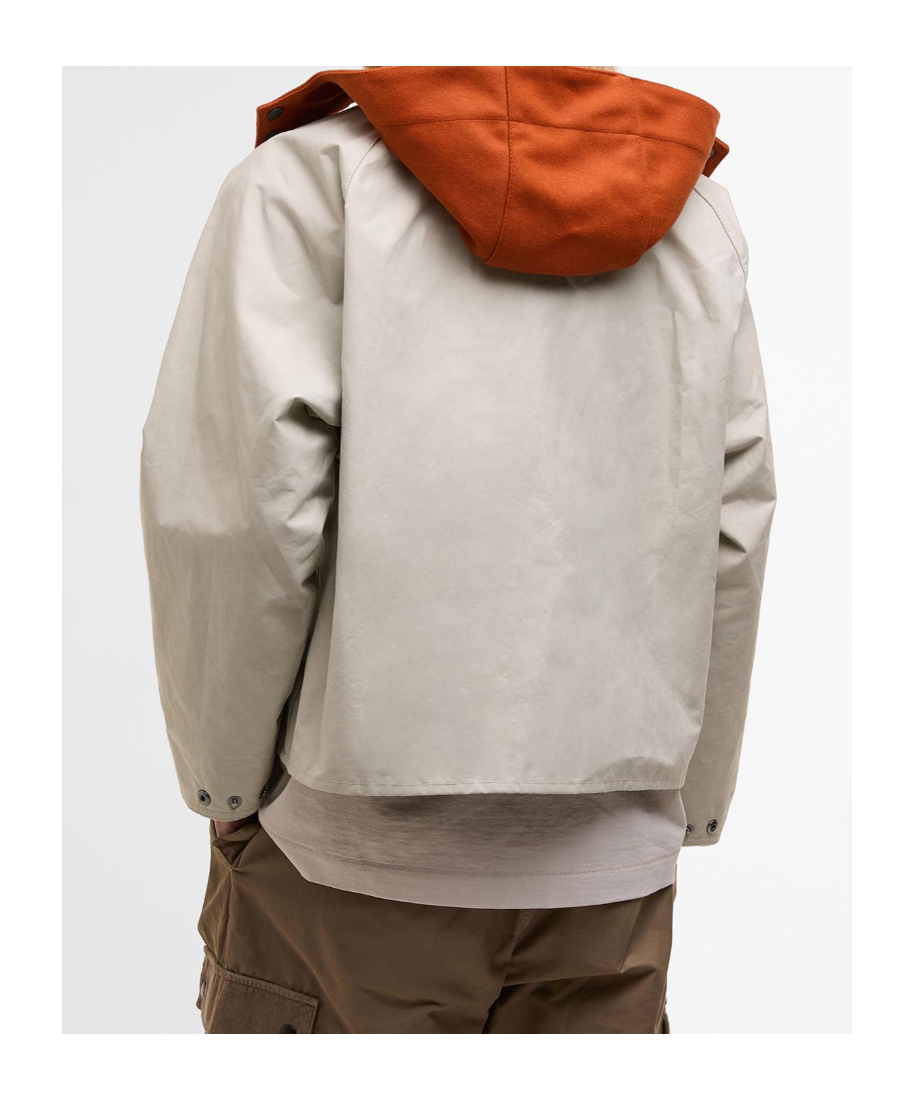 Barbour Long Sleeve Casual Jacket In White
