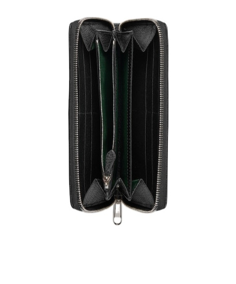 Gucci Ophidia Zip Around Wallet In Black