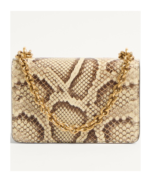 Valentino Pattern Shoulder Bag In Nude