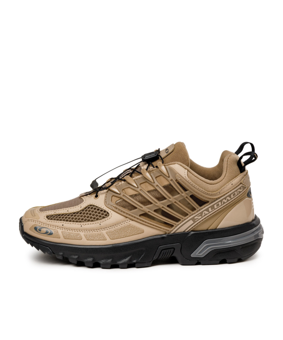 Salomon Mesh Slip-on Sneakers Rubber Sole In Nude