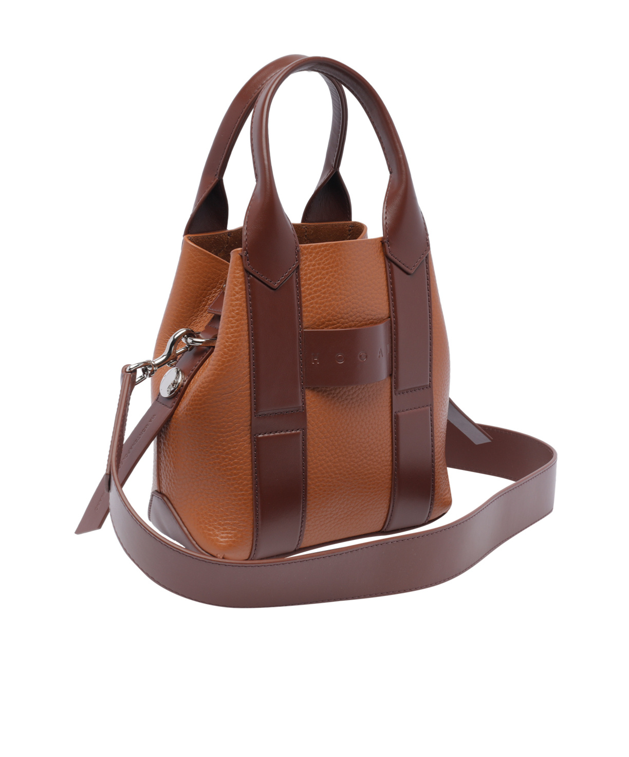 Hogan Small Script Shopping Bag In Red