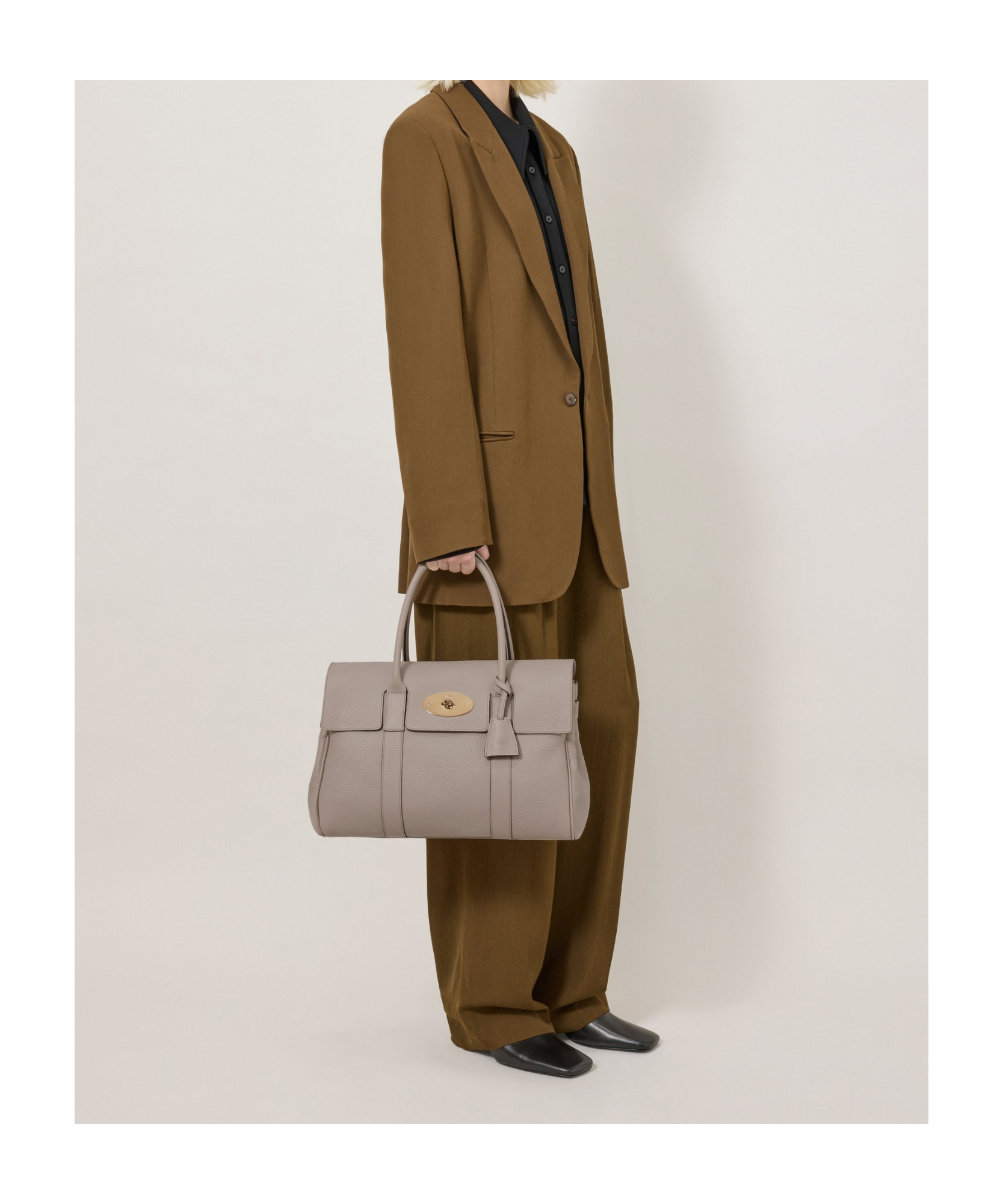Mulberry Double Handle Tote Bag In Brown