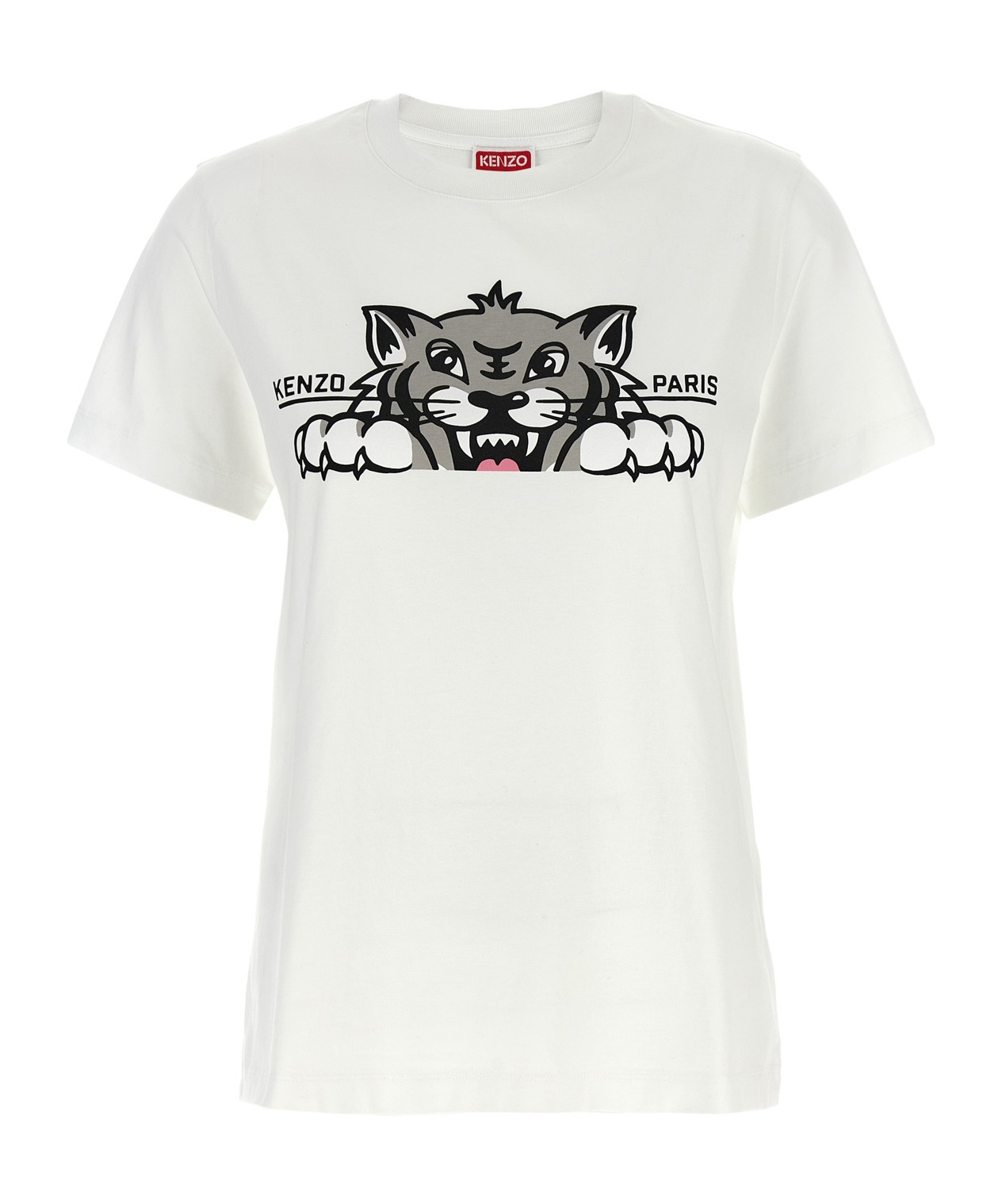Kenzo Logo Printed Crewneck T-shirt