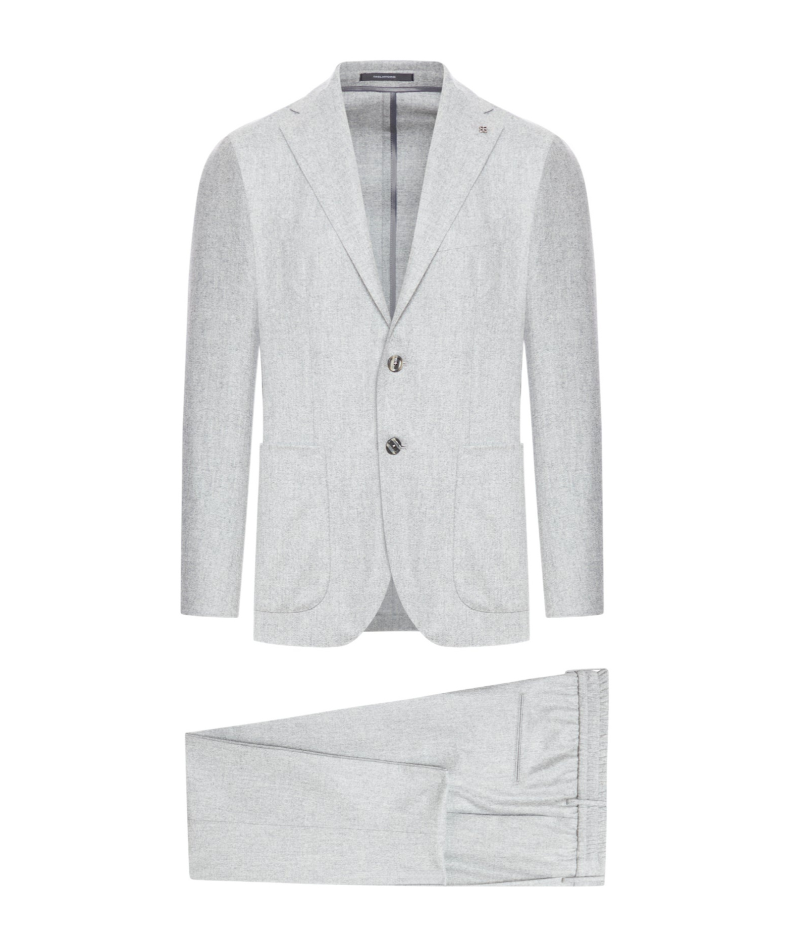 Shop Tagliatore Wool Single-breasted Blazer In White